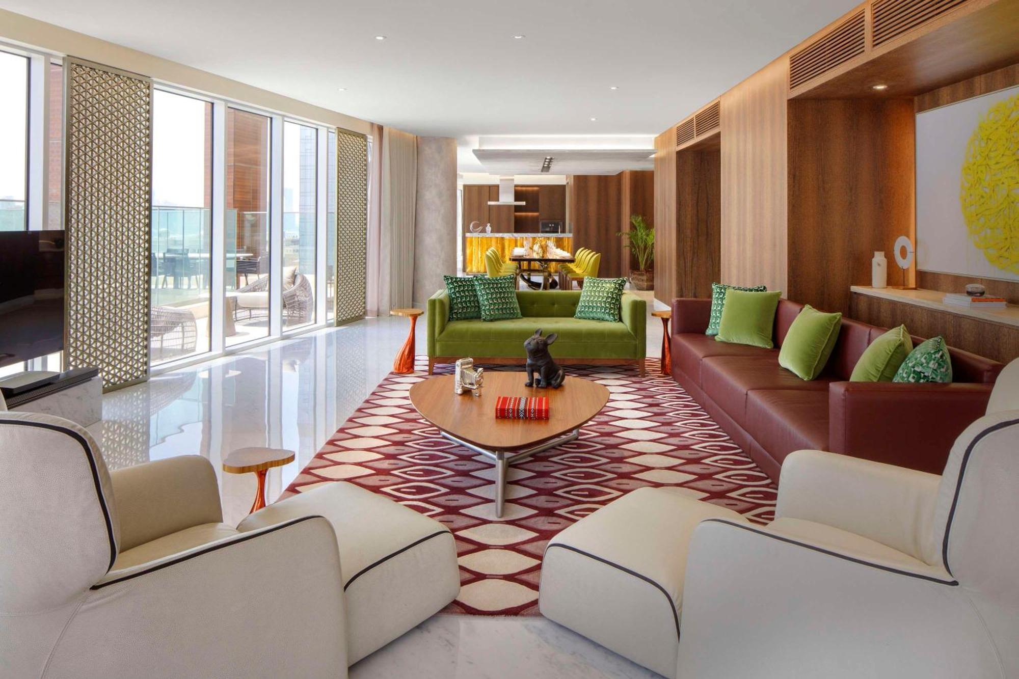 Andaz Dubai The Palm, By Hyatt Hotel ภายนอก รูปภาพ A living room at the hotel